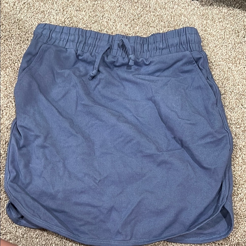 Blue Mini Skirt